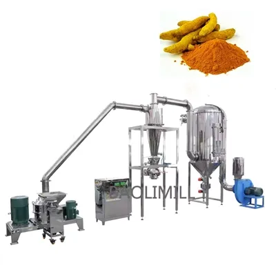 How does the right turmeric powder grinding machine preserve color & curcumin?