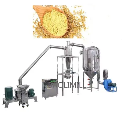 Yellow Mustard Seed Grinding Machine